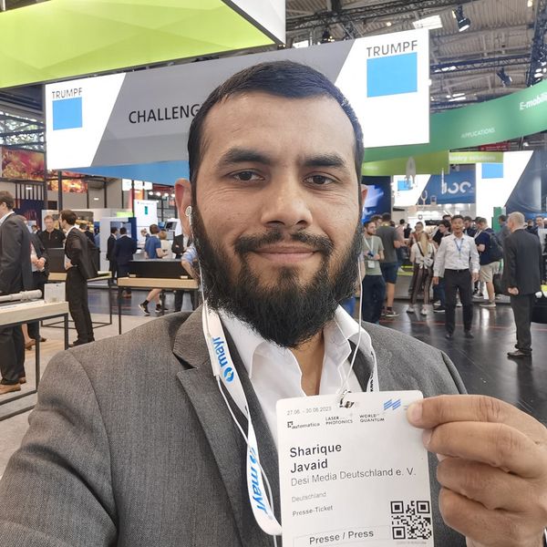 desimediade's tweet photo. At LASER World of PHOTONICS- World’s Leading Trade Fair in Munich Germany with Congress for Photonics Components, Systems and Applications
Follow Desi Media Germany https://t.co/8woVO1voA6