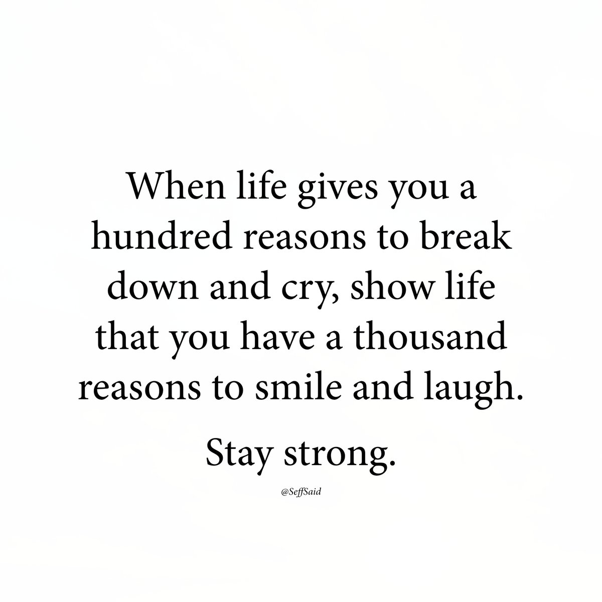 SeffSaid's tweet image. Stay strong