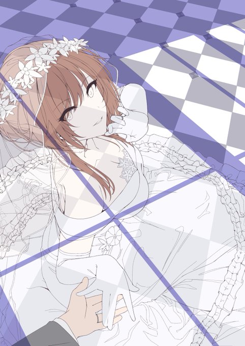 SSFに寄稿するPみこ線画(掲載許可済み) 