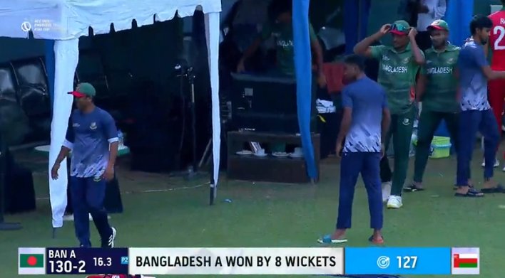 Huzaifa_117's tweet photo. BAN edged off OMAN* in 5th game of #EmergingTeam #AsiaCup2023 #AsianGames https://t.co/8B3YtiIpOq