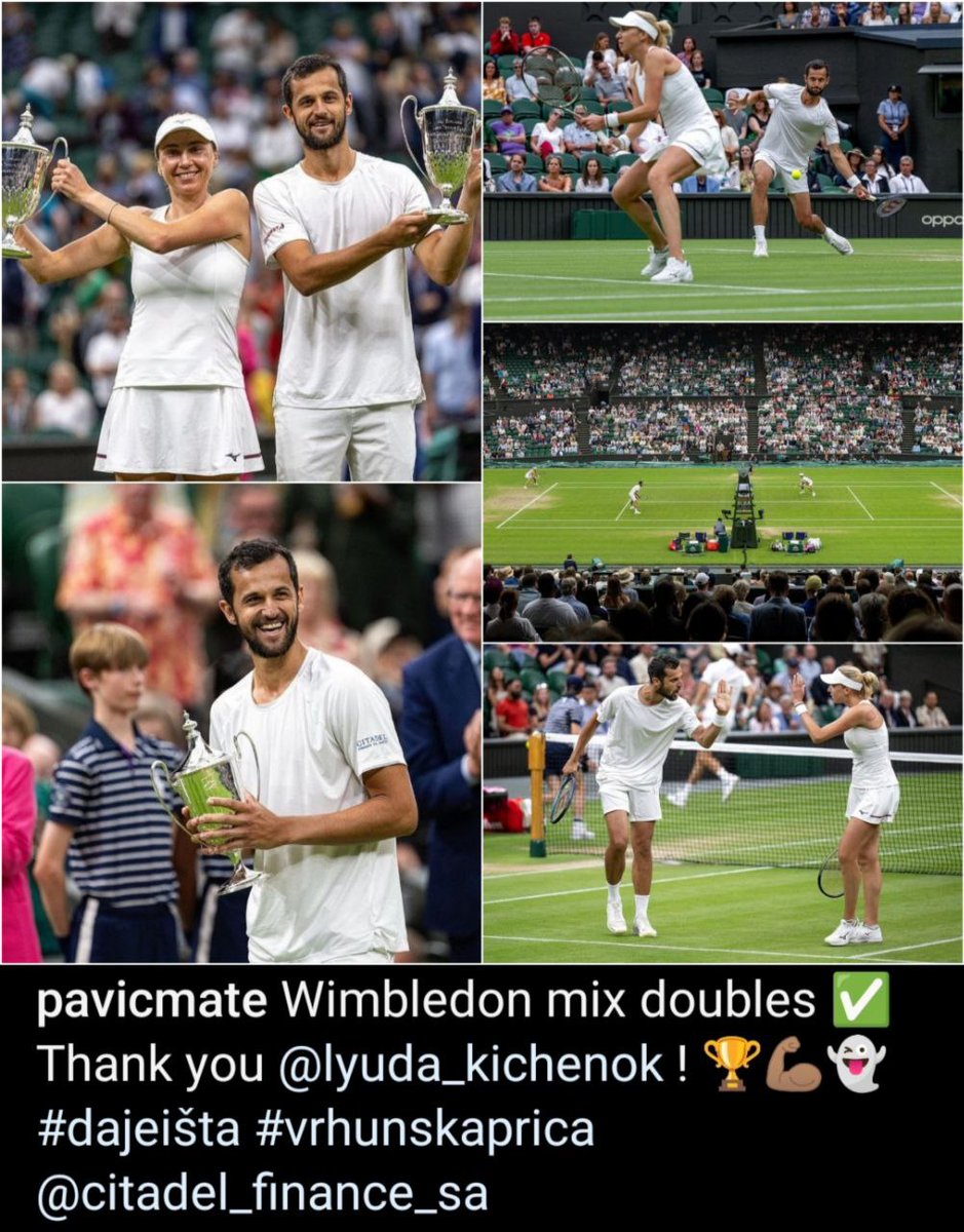MekticPavicFans's tweet image. From Mate's IG:
instagram.com/p/CurogKjs9c8/…
#Pavic #Wimbledon #MixedDoubles