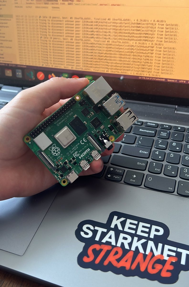 antiyro's tweet photo. Just received this baby for some #Starknode experiments! 👽 https://t.co/umbHz2T5Ht