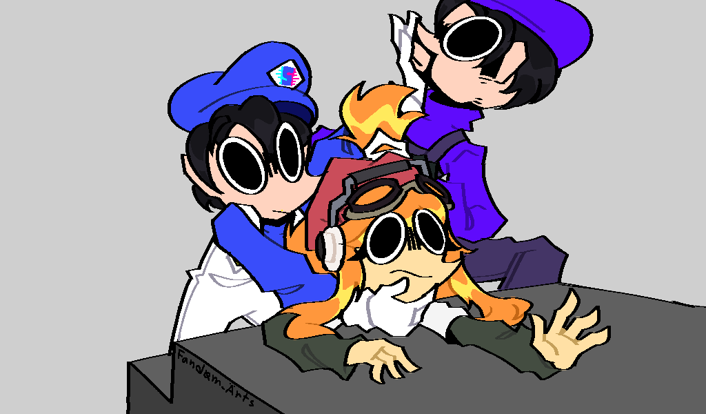 fand_arts's tweet photo. Fighting over

(Pls don't take this out of context 😐)
#SMG4 #smg4fanart #smg4meggy #smg3 #HelluvaBoss https://t.co/Q95EozT8oH
