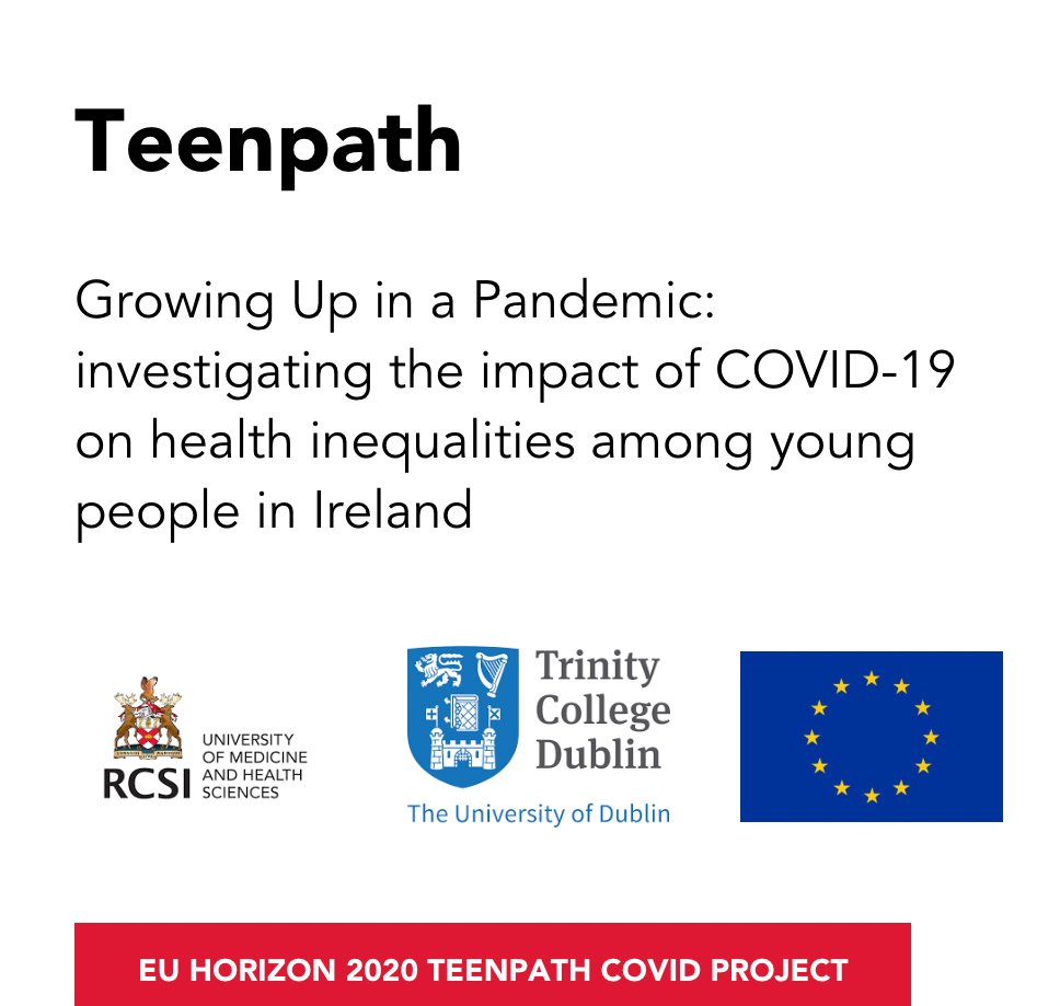 Our survey tinyurl.com/teenpathcovid is live until July 31st. If you're aged 16-25 and living in Ireland we want to hear about your experiences of the COVID-19 pandemic and its impacts on mental health. Please share!