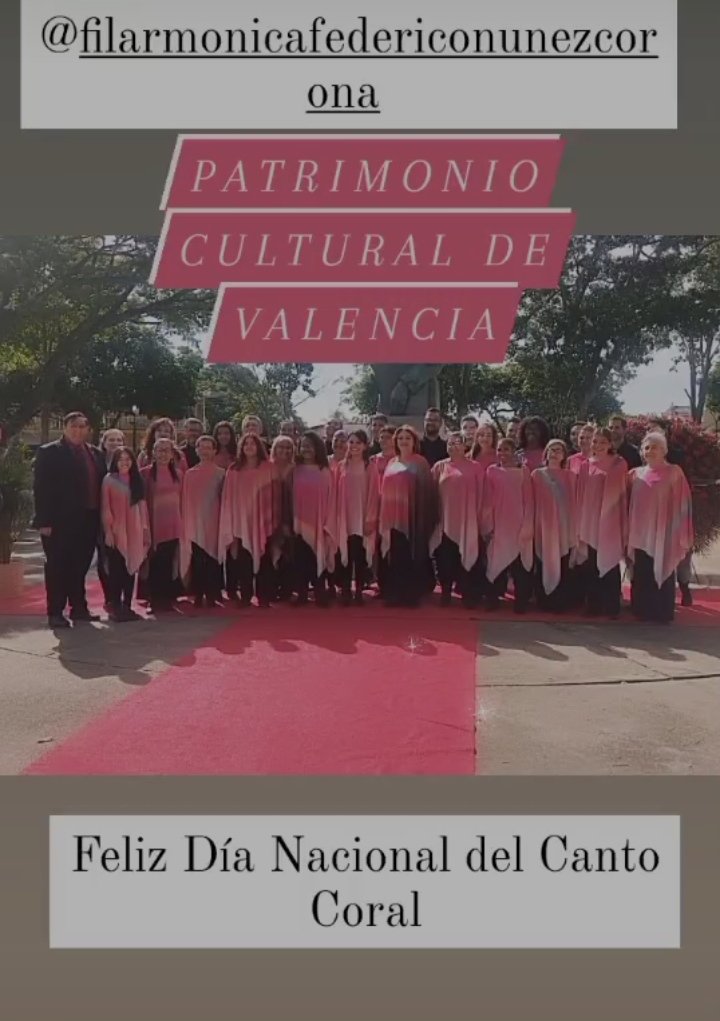 Feliz Día Nacional del Canto Coral, en acuerdo aprobado por unanimidad en la Asamblea Nacional el día 13/7/23 se declaró establecer el día 15 de Julio como "Día Nacional del Canto Coral" <a href="/elsistema/">El Sistema</a> #VivaelCantoCoral #ElSistemaCarabobo