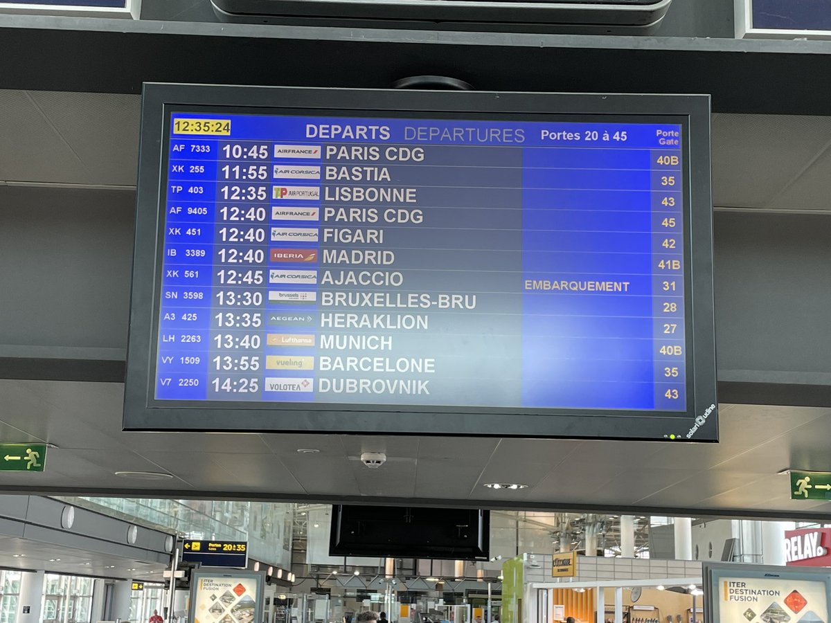 georgesonline's tweet photo. @aeroportmp bravo pour l’affichage, plus mauvais difficile https://t.co/lthVUUauGA