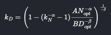 TacoCohen's tweet image. Harm&apos;s Law of Smol Models (HLSM) tells us how much we need to scale up the data size (k_D) as we scale down the model size (k_N), if we wish to preserve the loss of a Chinchilla-optimal model. 
harmdevries.com/post/model-siz…