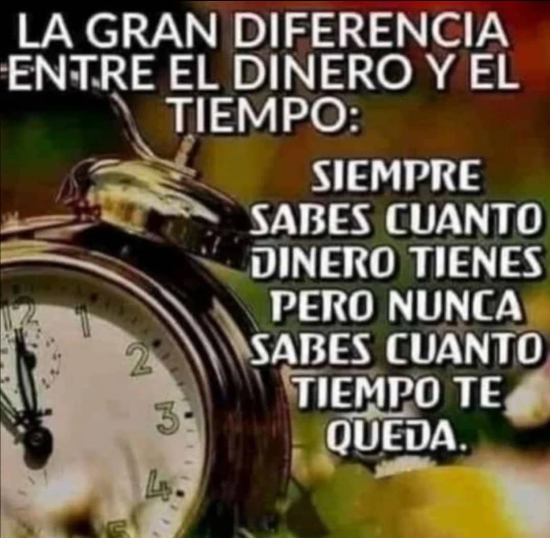LA GRAN DIFERENCIA ENTRE EL DINERO Y EL TIEMPO!, image size:1078x1054