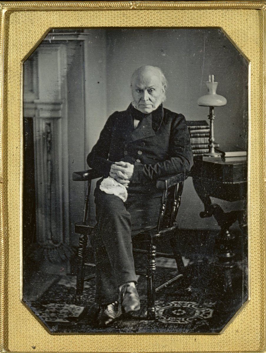 Presidential Wisdom (@prezwisdom) on Twitter photo 👀⭐️ BEHIND THE SCENES ⭐️👀 
My series about the stories behind popular pictures, portraits, and moments of our Presidents
Today’s subject:
The John Quincy Adams 🇺🇸 daguerreotype 
Enjoy the thread below ⬇️!
#POTUS
@JQASociety 👀⭐️ BEHIND THE SCENES ⭐️👀 
My series about the stories behind popular pictures, portraits, and moments of our Presidents
Today’s subject:
The John Quincy Adams 🇺🇸 daguerreotype 
Enjoy the thread below ⬇️!
#POTUS
@JQASociety