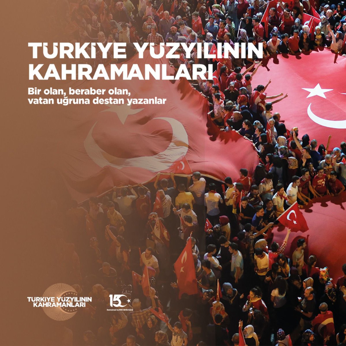 ❝Bayrakları bayrak yapan üstündeki kandır. Toprak,eğer uğrunda ölen varsa vatandır.❞
#15Temmuz gecesi vatanımız için, bayrağımız için şehadete yürüyen, demokrasimizi FETÖ’cü hainlere teslim etmeyerek canlarını feda eden tüm şehitlerimizi rahmetle, gazilerimizi minnetle anıyorum