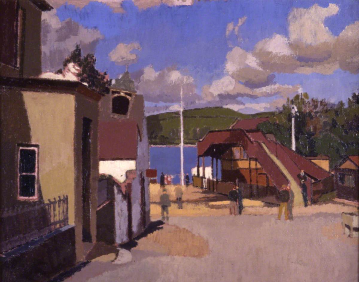 Spending our afternoon exploring Carmarthenshire and Pembrokeshire through the eyes of Morland Lewis ✨ artuk.org/discover/curat…

1) 'Welsh Landscape' <a href="/CarmsMuseums/">CarmsMuseums</a> 
2) 'Ferryside Station' <a href="/NewportMuseum/">NewportMuseum</a>