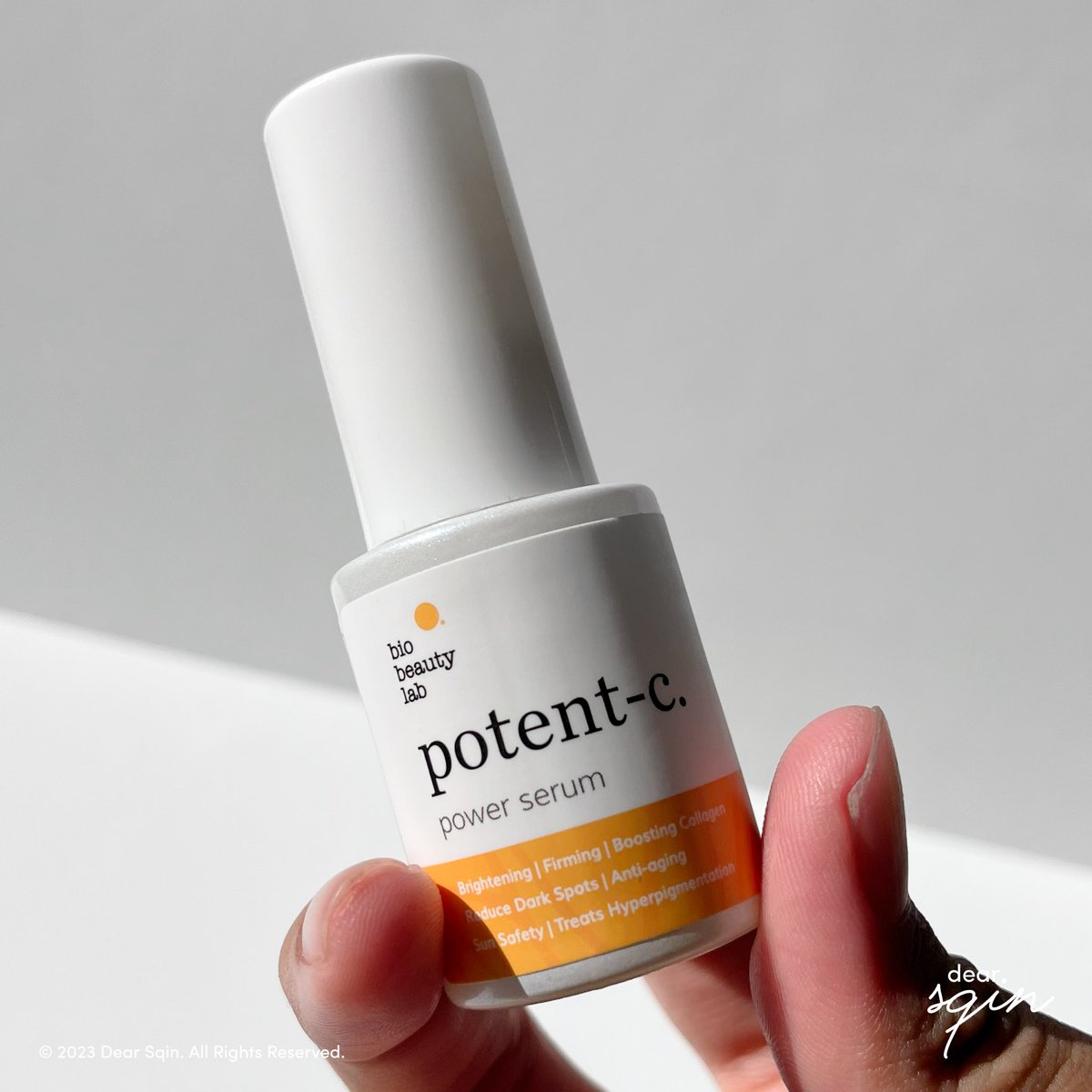 DearSqin's tweet photo. Bekas Jerawat Kehitaman Hempas Cuma Pakai 1 Produk Aja! 🤩 

Skincare Review ㅡ Bio Beauty Lab Potent-C Power Serum 

A Thread 

#Biobeautylab #DearacuninDQ #racuninskincare https://t.co/rkXoLRjJnh