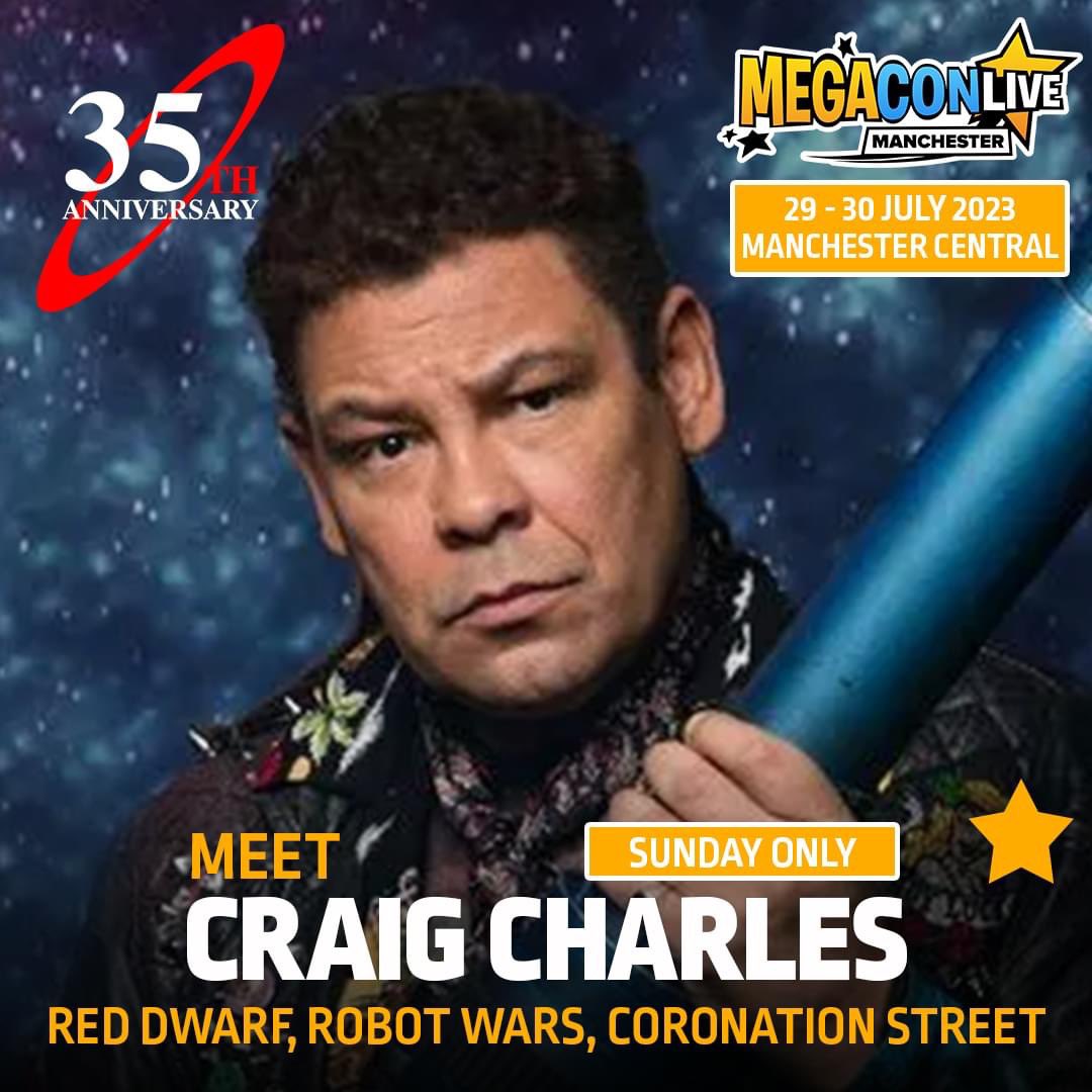 Geeky_Guys's tweet photo. We’re off to MEGACON LIVE on 
Sunday 30th July at Manchester Central &amp; celebrating 35+ years of Red Dwarf at the same time 😀😎

@CCfunkandsoul @DannyJohnJules @bobbyllew @DougRDNaylor @normanlovett1 #chrisbarrie 

#megaconlive #megaconmanchester #megaconlivemanchester #reddwarf https://t.co/1EiMAESmMh