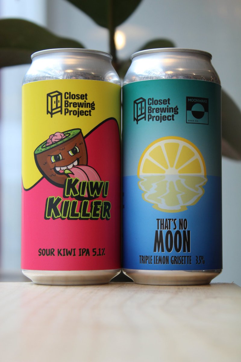 Today is Closet Brewing Project's first Birthday!! We've loved working with Lucy &amp; Lizzie and are very happy to see a small business growing. We're launching these 2 beers at 4pm today in store &amp; online, including a <a href="/moonwakebeer/">Moonwake</a>  collab!

corkandcask.co.uk/?s=Closet+brew…