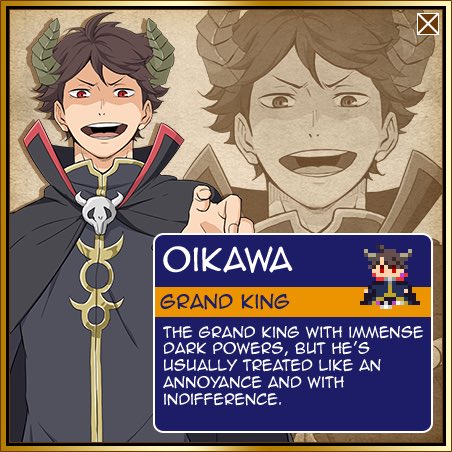 anoikawaday's tweet photo. 5 days until oikawa’s birthday 🥳

today we’re appreciating how absolutely amazing he look as a demon king 😈 no one else could pull this off https://t.co/U4cFNlUp5I