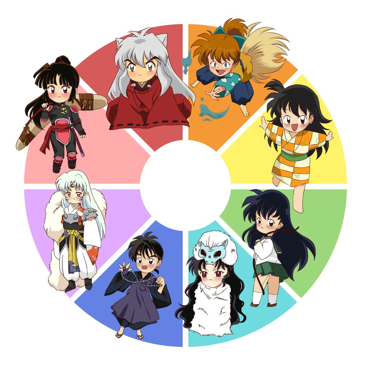 MajaKuvaas's tweet photo. This post concludes the last drawing of the InuYasha Color Wheel Challenge 🩷
This was such a fun challenge and I missed drawing the chibi versions of these InuYasha characters ☺️
#inuyasha #sango #chibi #inuyashachibis #inuyashasango #sangochibi #chibisango #inuyashafanart https://t.co/4RRcpgyiNK