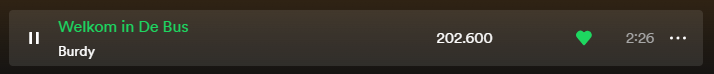 Ja ja, Welkom In De Bus van <a href="/BurdyoetGrunnen/">Bert Burdy</a> heeft de tweehonderdduizend streams ruimschoots gehaald! Bert, van harte met deze prachtprestatie!