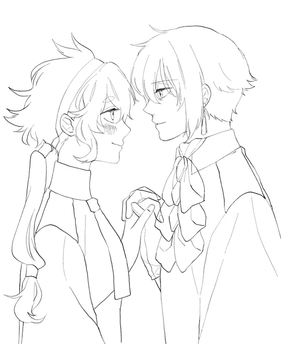 エラスレ…(4スレ)描きかけ😭😭😭
