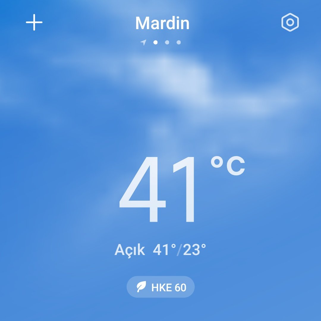 Mardin derece 41 hisedilen 50