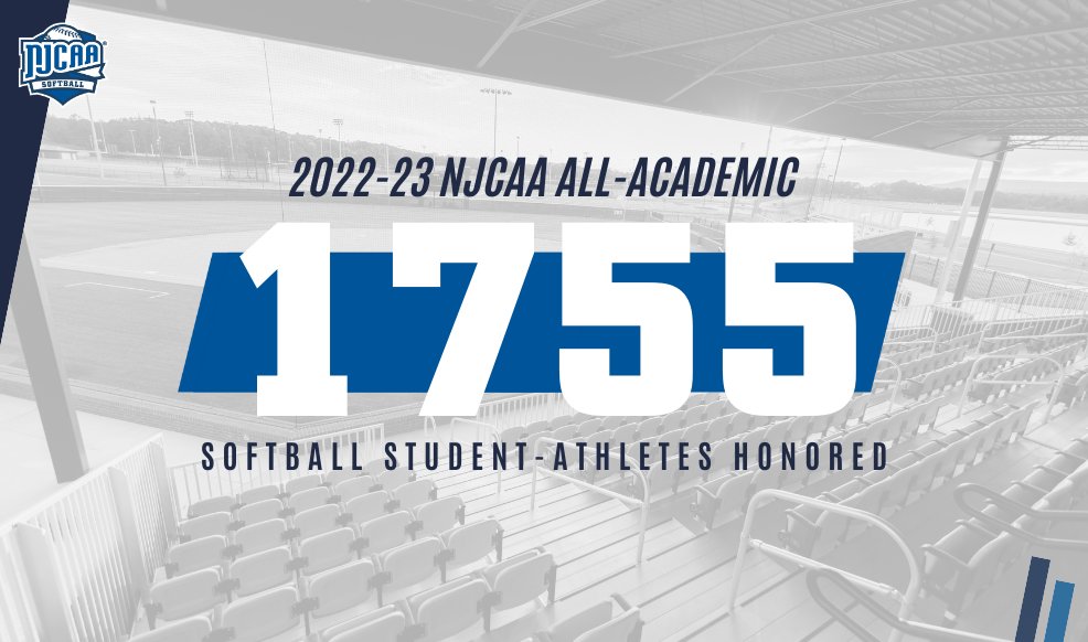NJCAA Softball on Twitter "𝟭,𝟳𝟱𝟱 NJCAASoftball studentathletes were