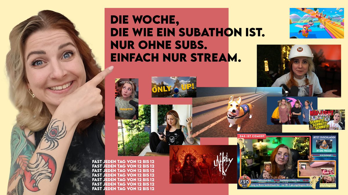 LUL. 🌝
Am Montag starten wir in eine Mega-Woche!