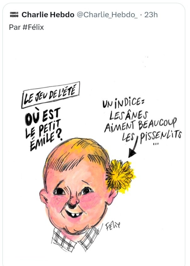 Pretty_Splinter's tweet image. Pas étonnant que les arabes ont pris leur revanche , ils l aient avait provoqué
La c une provocation a l echelle nationale et non ethnique 
Ce que je serais hereux si Charlie Hebdo se faisait encore réeduquer par la manière forte