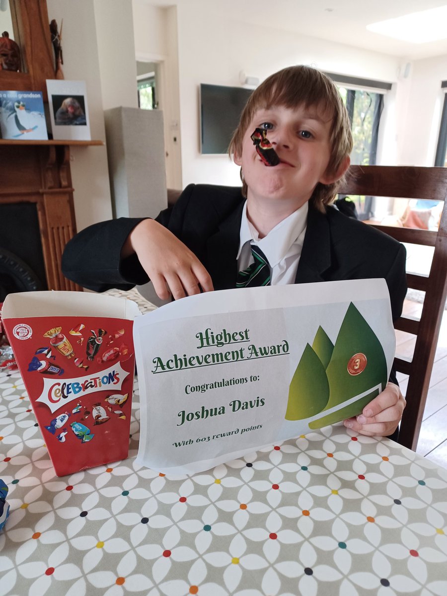 Thank you <a href="/EppingStJohns/">ESJ</a> Mr Lombard,  Mrs Horner and all the staff that has supported and guided Joshua through Year 7. We could be more prouder of the achievements he has and the fantastic parent evening. Bring on Year 8 🙌 Have a great Summer xx