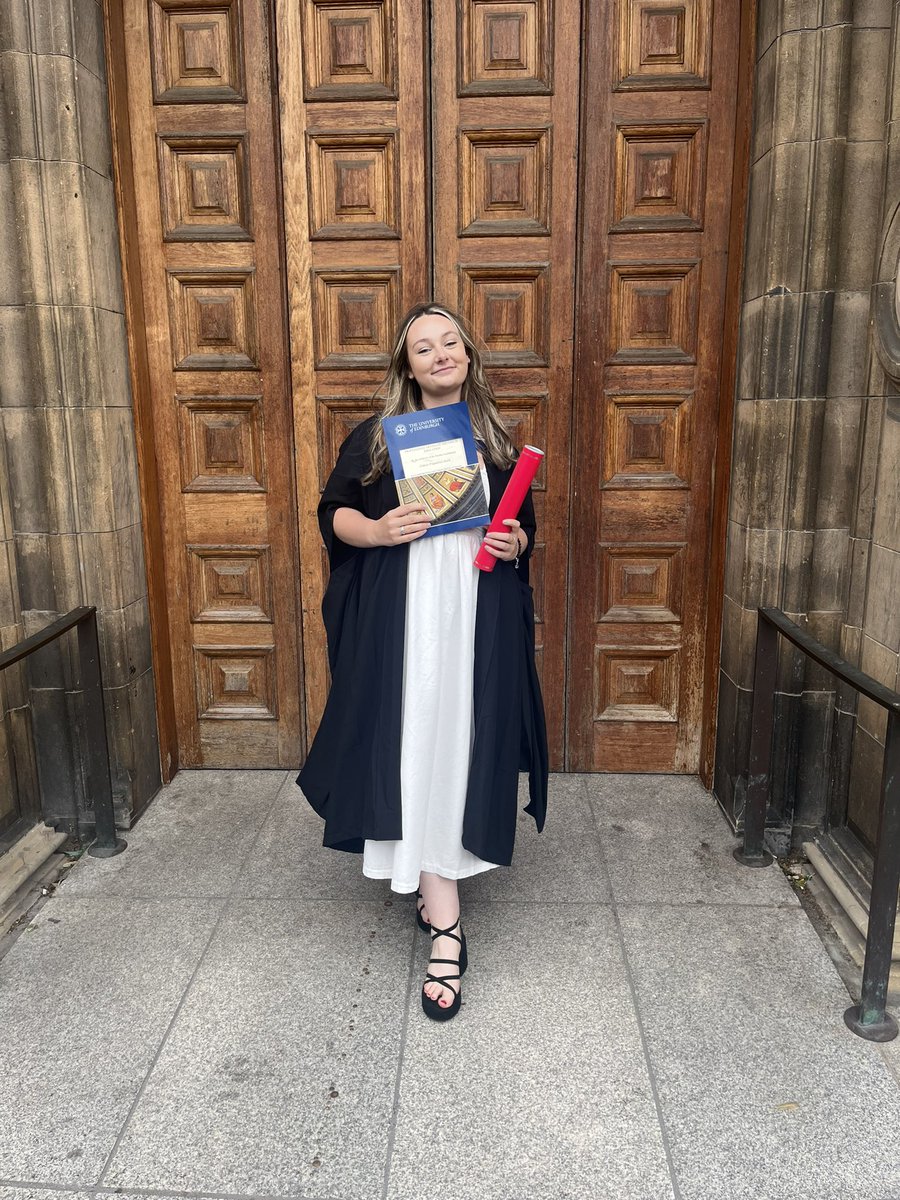MissSmithGeo's tweet photo. Graduating from the University of Edinburgh is an amazing experience and I’m so lucky to have done it twice👩🏼‍🎓

Very surreal experience to have completed my own education (for now😉) but I will never stop learning! 

Excited to be finished and working with students in August🥰 https://t.co/HfeG3ZkQeM