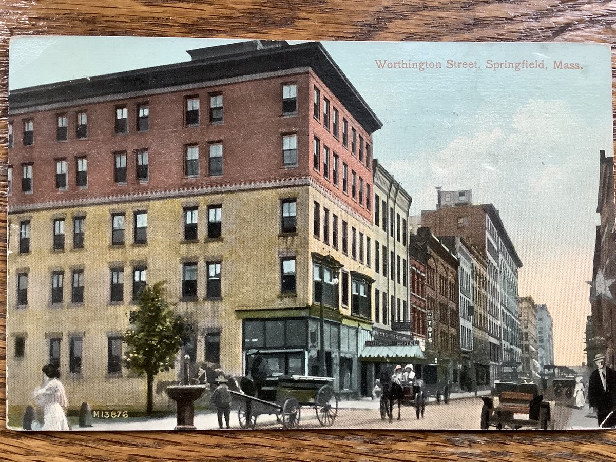 Young’s Hotel on Worthington Street at Stearns Square was one of many downtown hotels at the start of the 20th century. At the west end of this block was the Hotel Worthy. Visitors to our town repeatedly reported ours to be a beautiful city with much to do.
