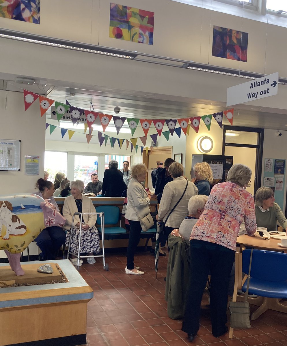 What a fabulous morning at Chirk hospital. The opening of the gardens to support our patients living with dementia. This extensive work has been funded by the hospital league of friends. Such amazing fundraising and organisation of the work! Thank you all!
