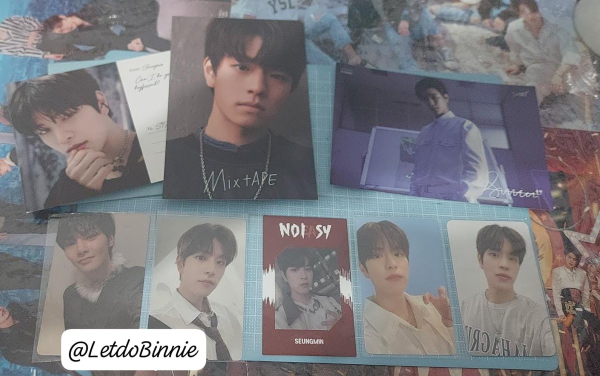 LetdoBinnie's tweet photo. ⚠️ Venda 🐶

Set completo R$150,00 com frete incluso ( se morar em SP entrego em mãos) 

#Seungmin #Mixtape #IamNot #noeasy #Mahagrid #nacific #maxident #cevel https://t.co/wbBUvFodHT