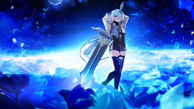 #エウルアイラストコンテスト リプ欄にタイムラプス乗っけてます