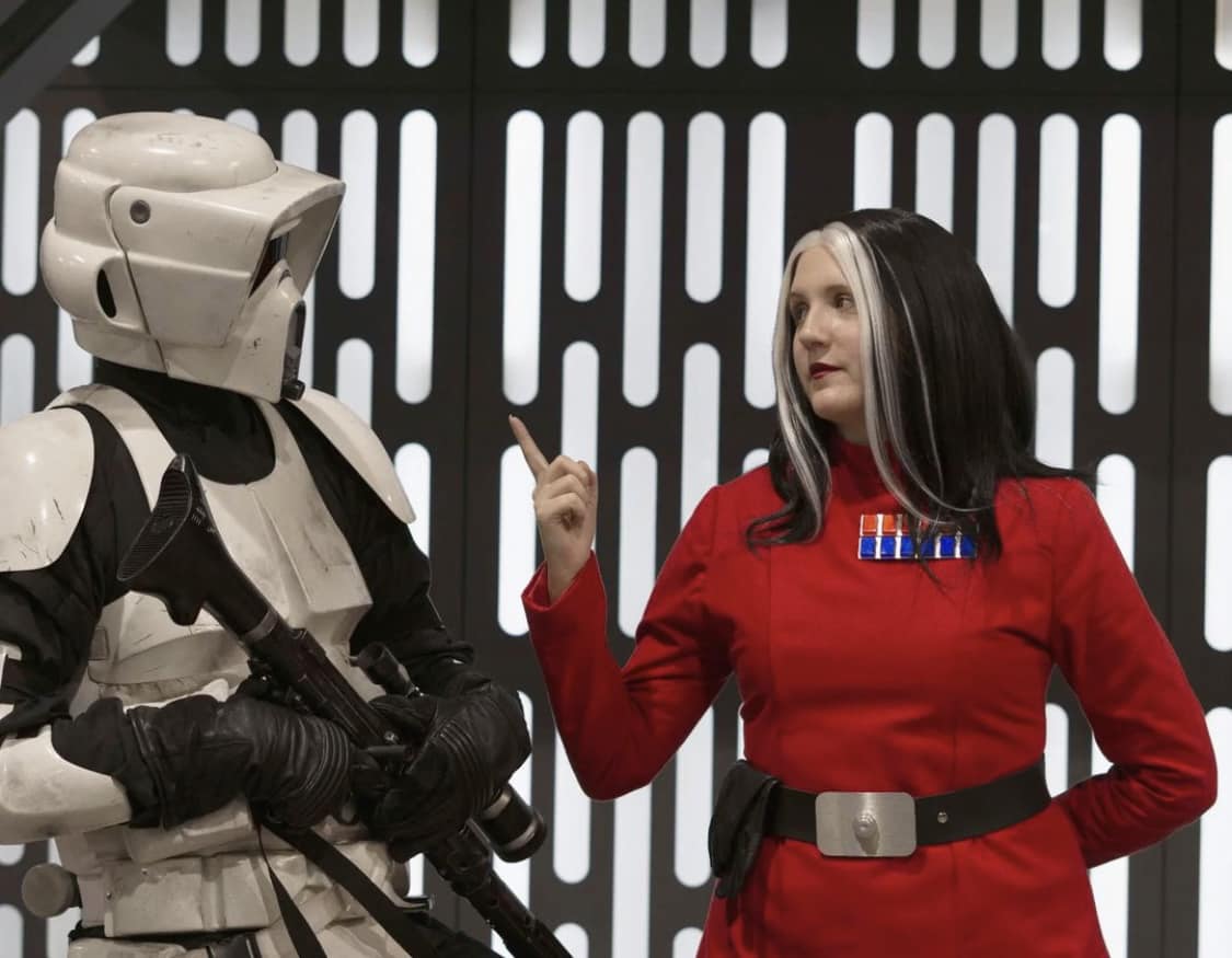 501stIOC's tweet photo. You do as I say!

ID 11813 and  TB 88181 from @501stGG

#501st #501stLegion #StarWars #ImperialOfficerCorps #IOC #DirectorIsard #YsanneIsard #firebirdsioc #DutyHonorEmpire #BadGuysDoingGood #BadGirlsDoingGreat https://t.co/e36A8uOyl8