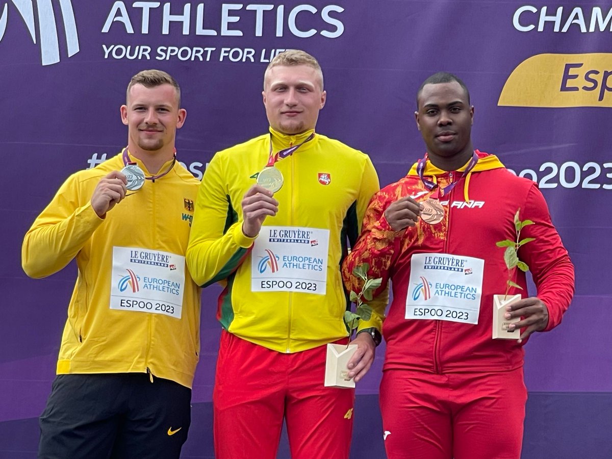 Otra más para la colección, <a href="/Yasiel_sotero/">Yasiel sotero</a> 🥰🥉

Como siempre, entre los mejores discóbolos de Europa 🔝

Como siempre, acompañado por su entrenador, Francisco Ríos 🧢👏

#EspañaAtletismo en #Espoo2023 #PasiónPorCompetir