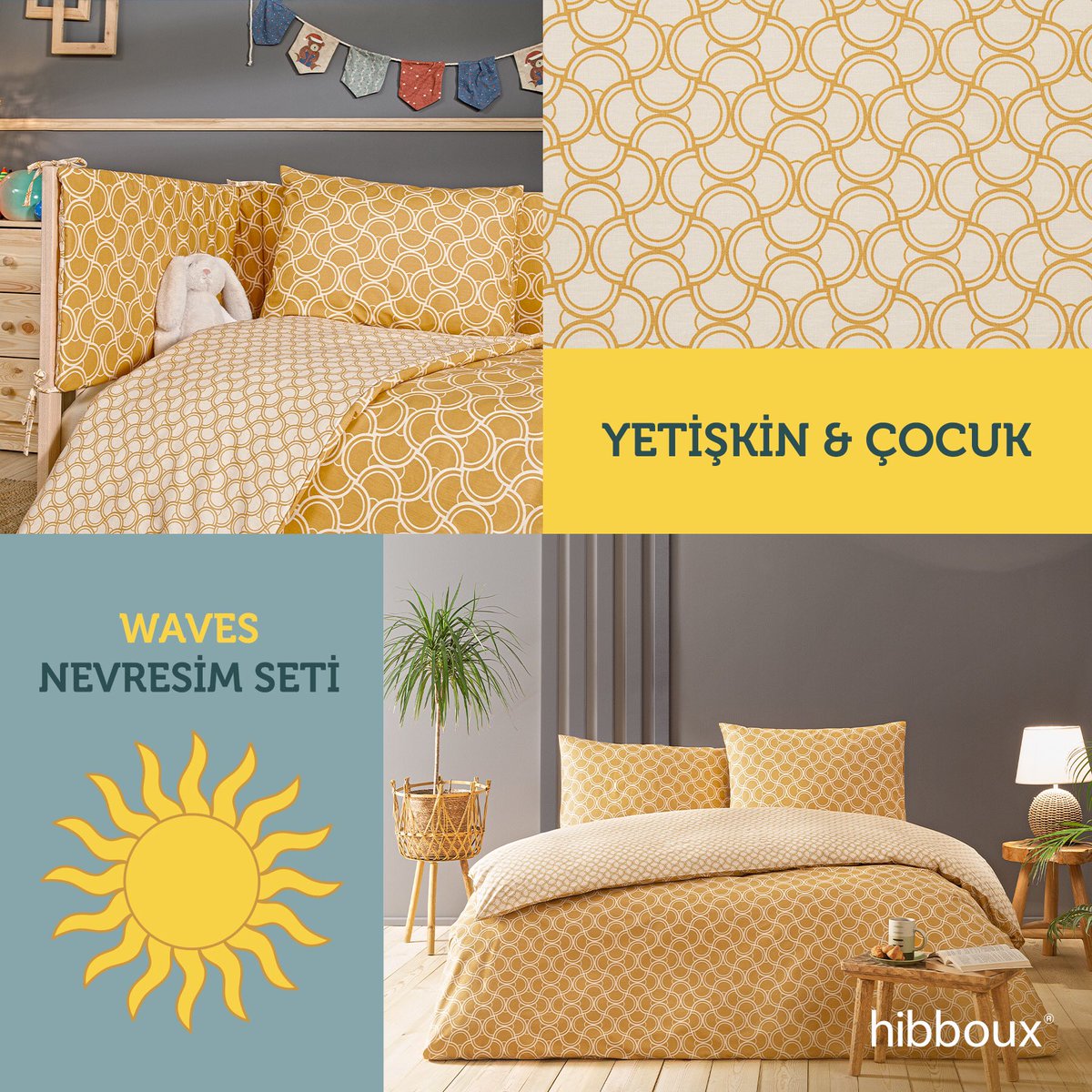 hibboux's tweet photo. Yepyeni 🌊Waves Yetişkin ve Çocuk Nevresim Seti🧡
Pamuğun hava alan yapısıylayla ve terletmeyen üstün nem emici özelliğiyle ferah, sağlıklı bir uykunun tadını çıkar! https://t.co/ImNynuO6kO