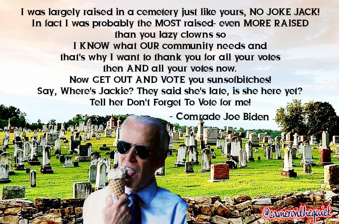 TruQuiet710's tweet photo. @Cera88651507 @JoeBiden #81MillionVotes #DeadVote #IMPEACHBIDENNOW #BidenCrimeFamilly 🤡💩🍿 https://t.co/VvP8DIMtiu