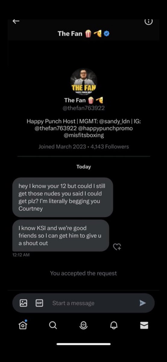 BethTheSimp's tweet photo. @RealTolbzter I’ve been saying this for the past couple of months. “The fan” Is a horrible disgusting person. He’s talked to so many underaged people. He’s been doing all of this shit behind closed doors. I never see the hype in him. He’s just a delusional biased fuck just like keem. https://t.co/idhszR36Bv
