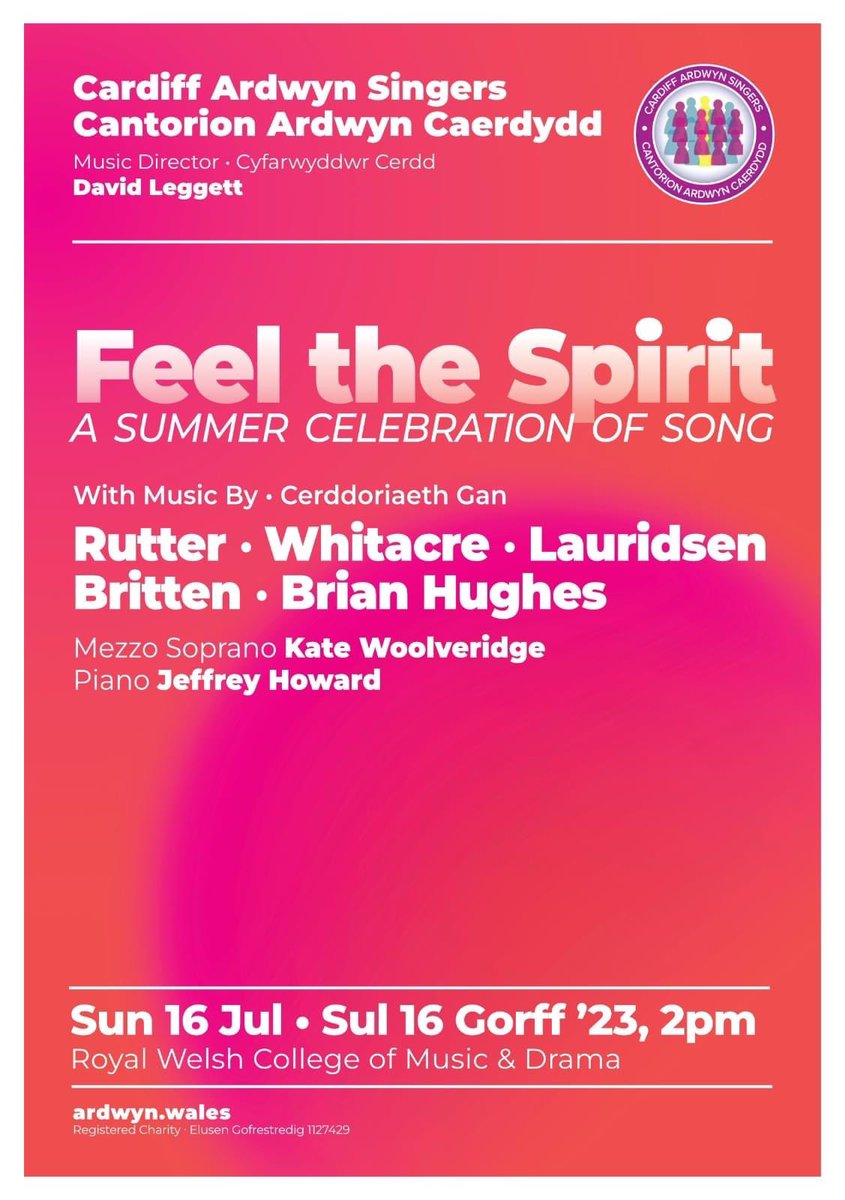 79Leggs's tweet photo. If you're out &amp; about tomorrow, come over to this concert of inspiring songs for summer. Mezzo Soprano Kate Woolveridge, Pianist Jeff Howard, @ArdwynSingers have a cracker of a programme. Dora Stoutzker Hall, 2pm, Sunday 16th July 

https://t.co/fZXf1tDBGG https://t.co/g1eqRkpMG7