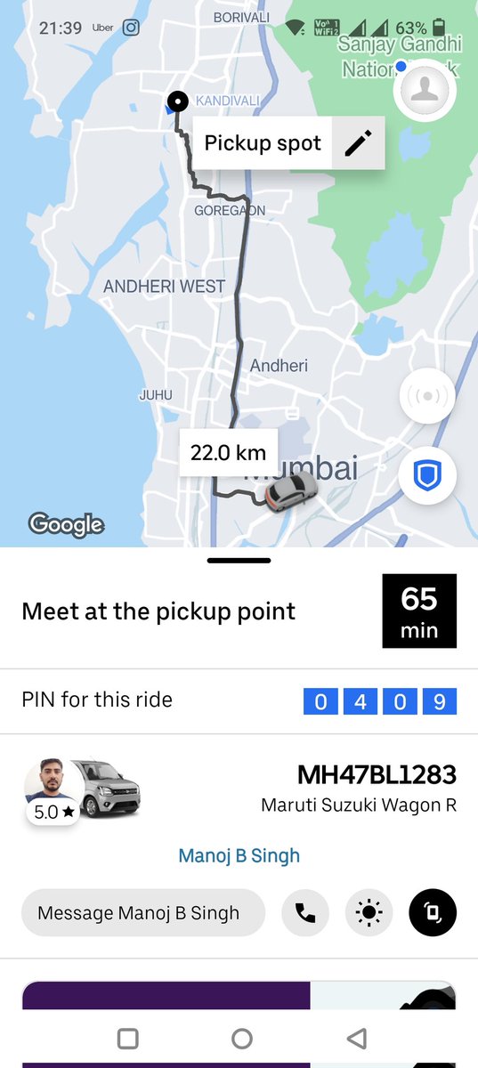 opjha's tweet photo. @Uber_India @Uber What exactly are you trying to convey here? #Uber #Mumbai https://t.co/xNx53gJMoW