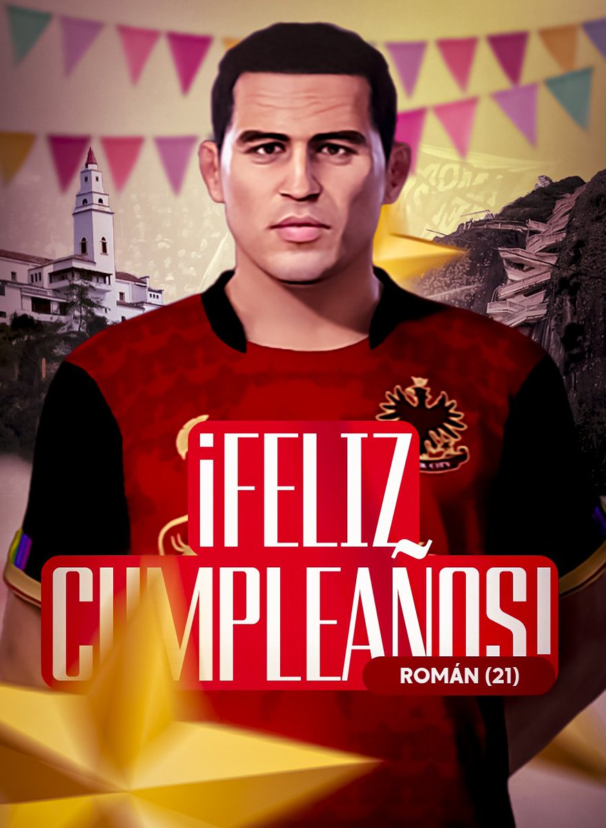 NarCOLCity's tweet photo. ¡Feliz cumpleaños, 𝗥𝗼𝗺𝗮́𝗻! 🎂

🇦🇷 Nuestro astro argentino celebra su día portando los colores del Andino siendo un protagonista del mediocampo. ¡Que sean muchos más, maestro!

#FelizCumpleañosRomán | @RomanT15x3 🦅 https://t.co/MwqzxAtavZ