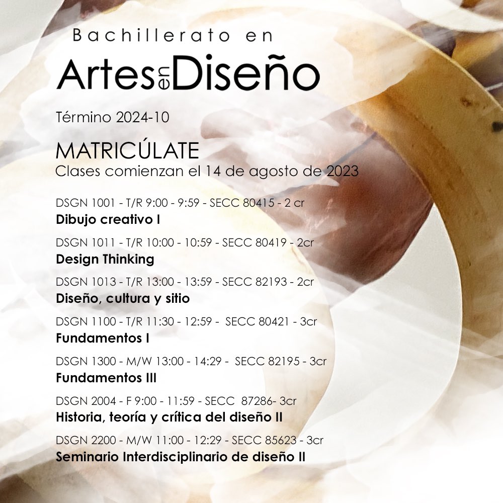 diintermetro's tweet photo. Empieza tu carrera como diseñador. Matricúlate en la INTER, espacios limitados.
Clases comienzan el 14 de agosto. ¡Te esperamos!

Start your career as a designer. Enroll in the INTER, limited spaces.

#matricúlate #matricúlatehoy #futurodiseñador #INTEResante #diseño https://t.co/yVPaHfIvW6