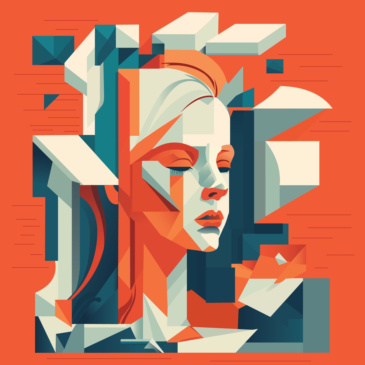 AmenaKeya's tweet photo. #abstract #geometric #modern #visualization #vector
#digital #illustration #adobe #illustrator #visual #identity https://t.co/KudhfsHDjR