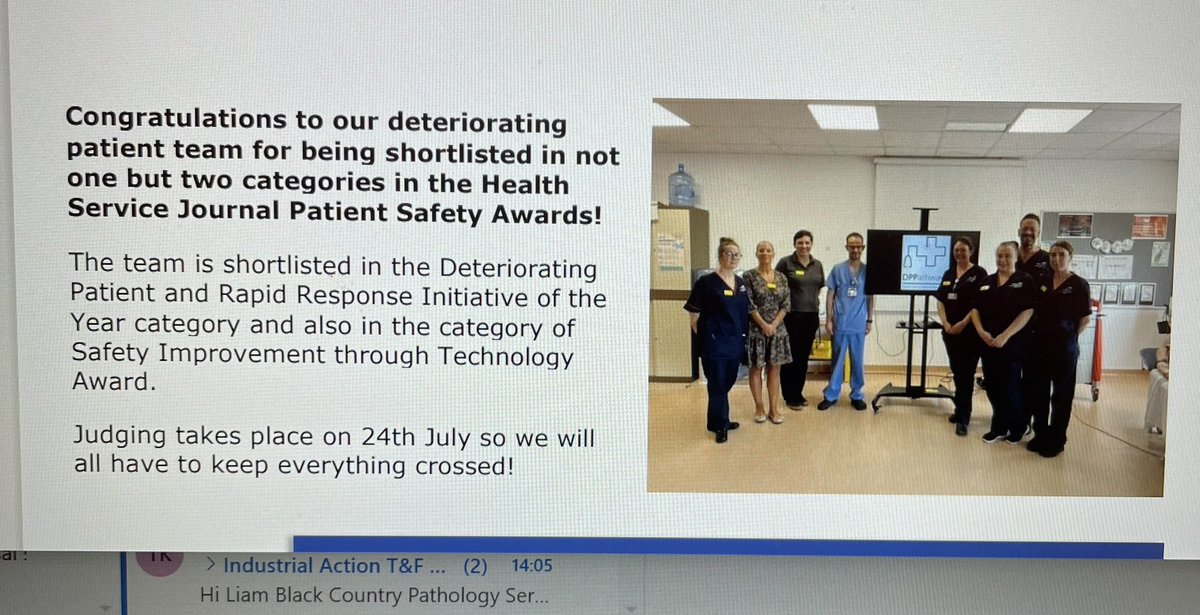 snabless's tweet image. Incredibly proud to be a part of this @resusdudley #DeterioratingPatientTeam we have grown and developed over the past few years, developing and strengthening skills across @DudleyGroupNHS in recognition, escalation and early intervention for our #DeterioratingPatients #HSJAwards