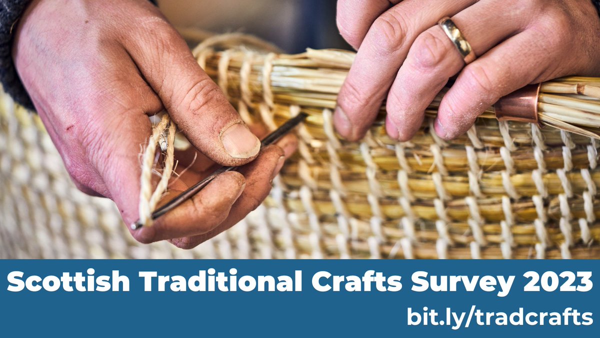 AppliedArtsScotland (@appliedartsscot) on Twitter photo #Makers of #traditional #crafts in #Scotland are invited to share what they #make, their #materials, #skills & more in the 'Scottish Traditional Crafts Survey 2023':
bit.ly/tradcrafts
Open until 31/07/2023
#ScotTradCrafts2023
@TRACScot <a href="/craftscotland/">Craft Scotland</a> <a href="/CreativeScots/">Creative Scotland</a> #Makers of #traditional #crafts in #Scotland are invited to share what they #make, their #materials, #skills & more in the 'Scottish Traditional Crafts Survey 2023':
bit.ly/tradcrafts
Open until 31/07/2023
#ScotTradCrafts2023
@TRACScot <a href="/craftscotland/">Craft Scotland</a> <a href="/CreativeScots/">Creative Scotland</a>