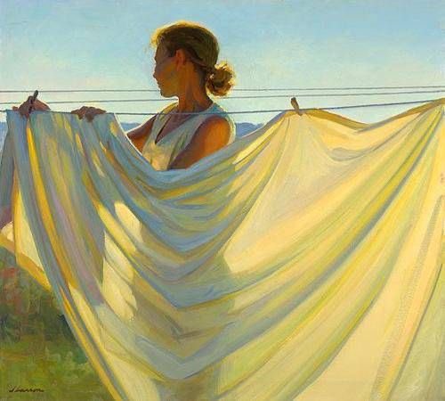 Eadeeva's tweet photo. La luz a través de la ropa tendida de Jeffrey T. Larson https://t.co/vyl2etVMfw