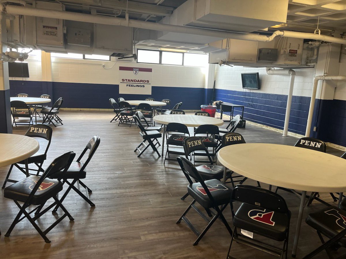 The New Floor in the Sprint Football Team Room is Done!