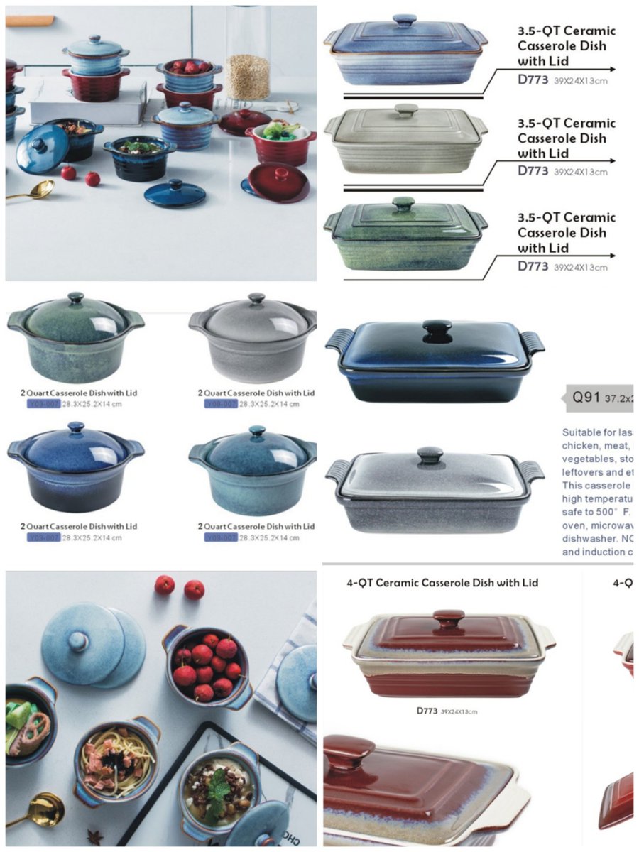 ceramic casserole dish with Lid. 

Email:sales@caiwellcn.com

#factory
#cookware
#casserole
#ceramic products
#promote