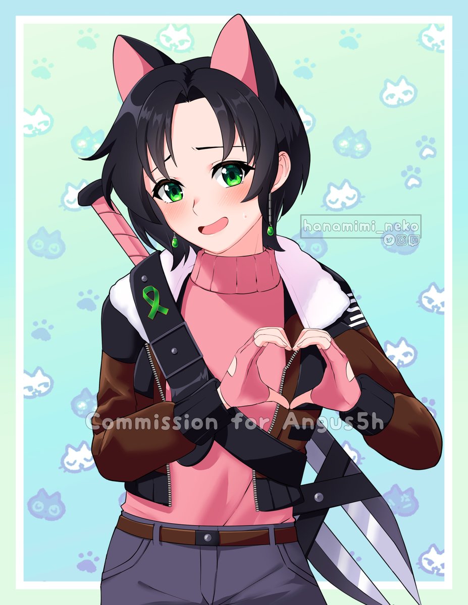 Angus5h's tweet photo. @KeithMontalbo @kenziezales Pitaya Stewart is the first RWBY OC I designed and I still love her unconditionally. Here's a few commissions of her, including one by you! :D

She's simply a huntress in training who's doing their best to become a hero, even if the job can be scary sometimes. https://t.co/TmdosuAKG4