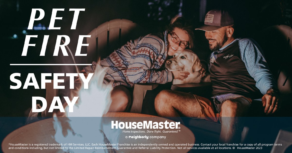 MYHouseMaster's tweet image. Today is National #PetFireSafetyDay. Review these tips to help keep your furry friends safe when planning home fire safety and escape routes. nationaldaycalendar.com/national-pet-f… #petsafety #firesafety
