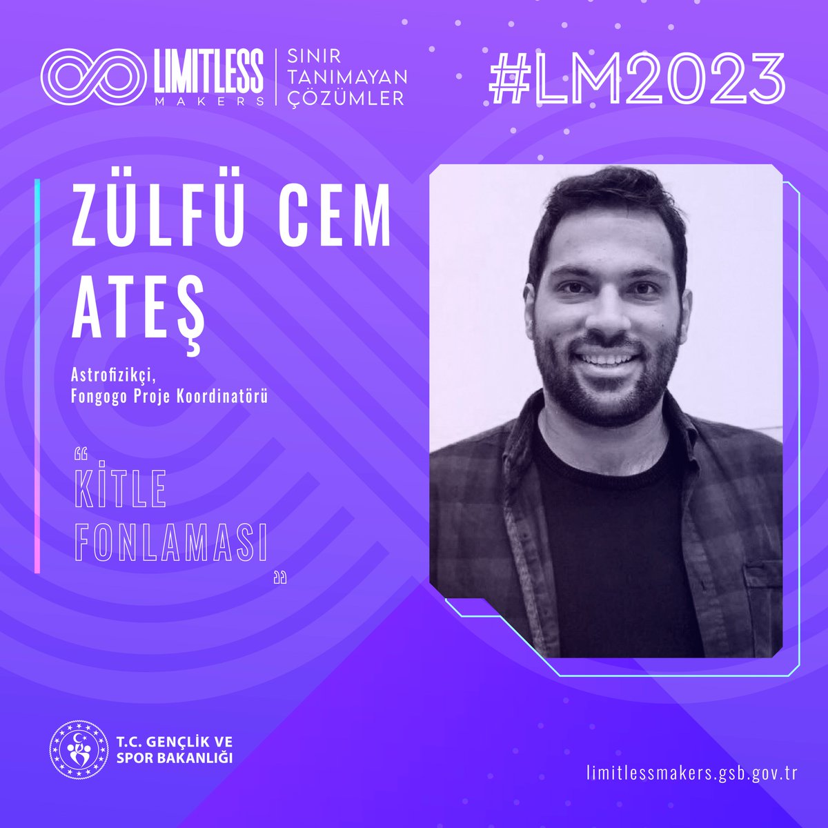 Hafta ortası ilk dersimiz Zülfü Cem Ateş ile “Kitle Fonlaması” oluyor!

#lm2023 #gsb #limitlessmakers

<a href="/gencliksporbak/">Gençlik ve Spor Bakanlığı 🇹🇷</a> @oa_bak